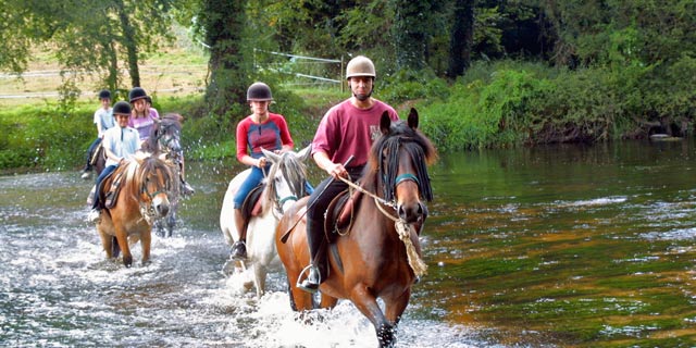 Horse rider activity Brittany